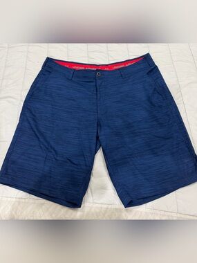Under Armour Men’s Navy Blue Performance Flat Front Shorts